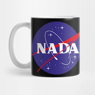 NADA (nothing) NASA pun Mug